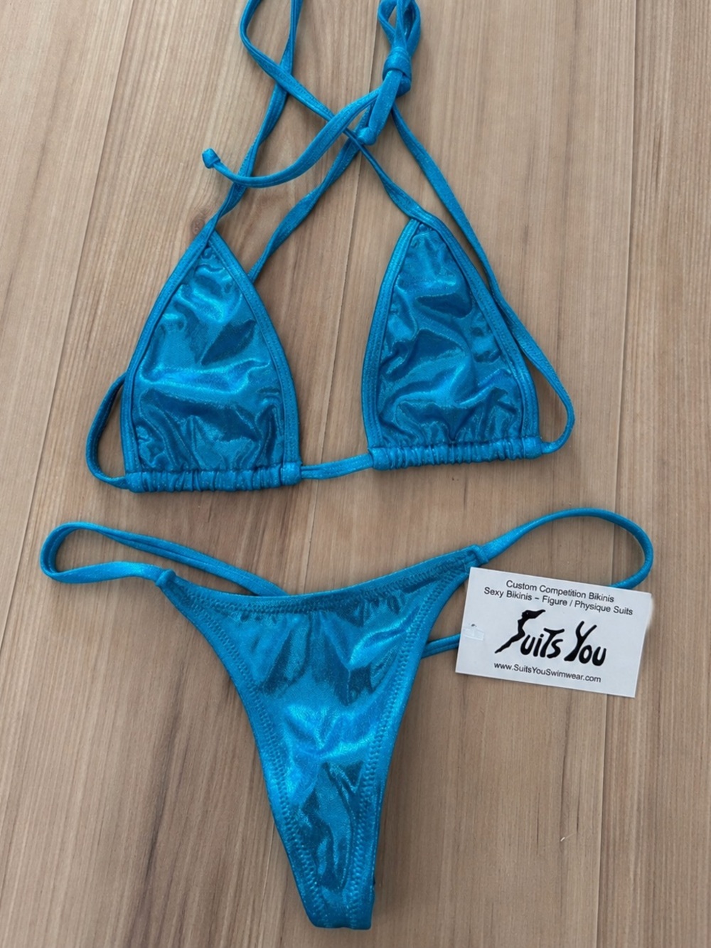 Suits You Turquoise Bikini Competition Posing Suit